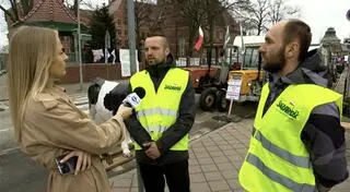 Rolnicy protestują w Szczecinie