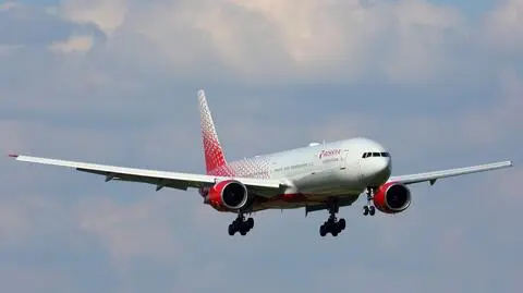 Samolot pasażerski typu Boeing 777 rosyjskich linii lotniczych Rossija 