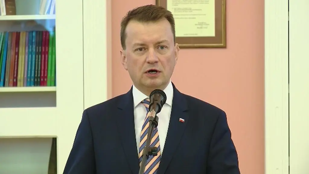 Błaszczak: Jest z nami córka gen. Andersa. Mam nadzieję, że po niedzielnych wyborach pani senator