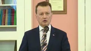 Błaszczak: Jest z nami córka gen. Andersa. Mam nadzieję, że po niedzielnych wyborach pani senator
