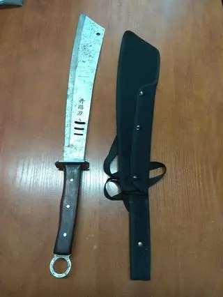 Tej maczety użył agresor