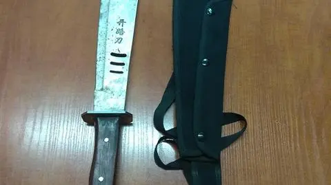 Odpowie za uszkodzenie dwóch aut. W jedno uderzył maczetą, po czym przeprosił, bo się pomylił