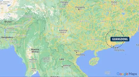 Guangdong--mapka