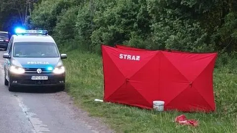 Wpadł z impetem na przeciwległy pas, prosto pod nadjeżdżające auto. Nie żyje motocyklista