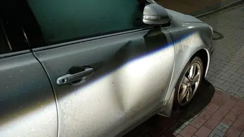 Uszkodzono kilka samochodów