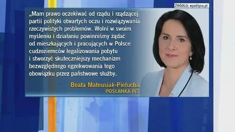 Ateiści, prawosławni, muzułmanie. Posłanka PiS chce od nich oświadczeń