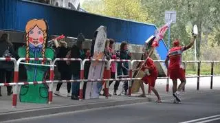 Uczestnicy mogli liczyć na wsparcie uczniów poznańskiego Liceum Plastycznego 