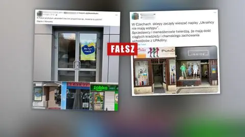 "Ukraińcom wstęp wzbroniony"? Fałszywy przekaz o antyukraińskich plakatach w Warszawie i Pradze
