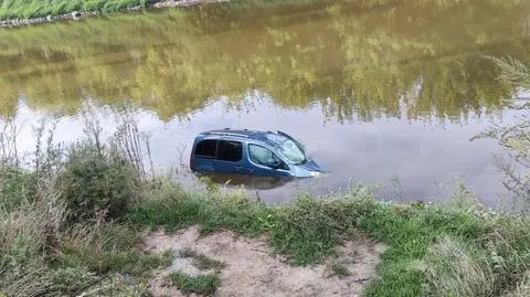Wędkarz nie zaciągnął hamulca ręcznego