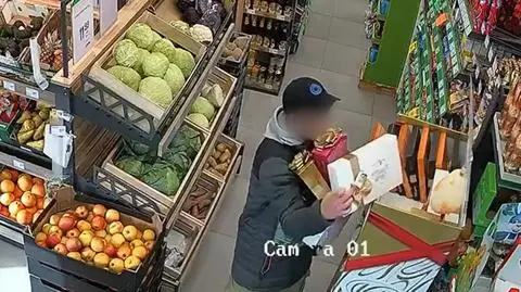 Mężczyzna przyszedł do sklepu w tej samej czapce i znów dokonał kradzieży 