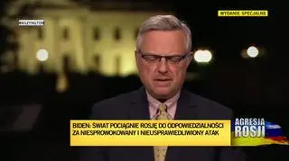 Marcin Wrona o oświadczeniu Joe Bidena