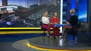 Kinga Gajewska i Agnieszka Dziemianowicz-Bąk w "Faktach po Faktach"