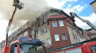 Pożar w Lęborku