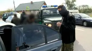 Interwencja Straży Granicznej w Narewce