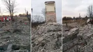 Atak ukraińskich wojsk na koszary w okupowanej Makiejewce
