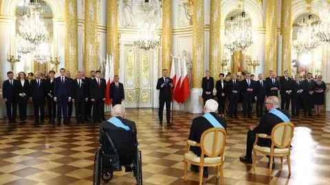 Prezydent Andrzej Duda wręczył Ordery Orła Białego