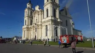 Pożar kościoła w Budsławiu