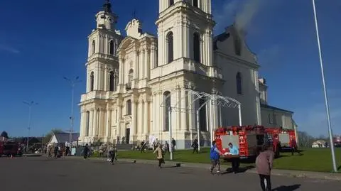 Pożar kościoła w Budsławiu
