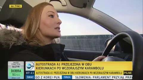 A1 już przejezdna w obu kierunkach