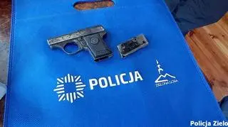 Zabezpieczony pistolet