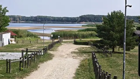 Widok na Zalew Sulejowski w Barkowicach
