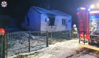 Dom stanął w płomieniach 