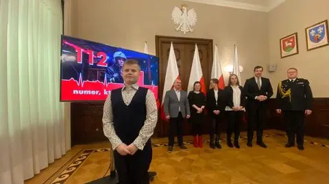 10-letni Miłosz i operatorka numeru 112 wyróżnieni