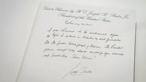 Kijów "zawładnął częścią serca" Bidena 