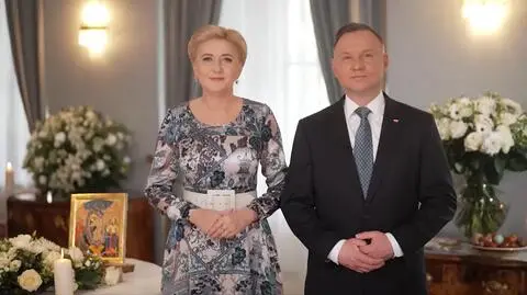 Para prezydencka złożyła życzenia z okazji Świąt Wielkanocnych obrządku wschodniego