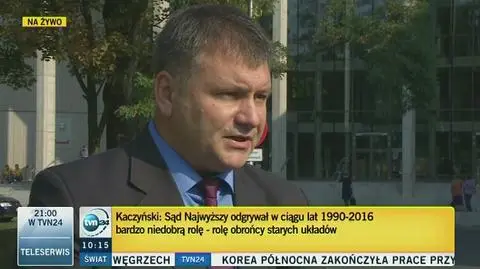 Kaczyński: Sąd Najwyższy to "obrońca starego układu". Rzecznik KRS odpowiada