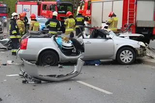 Poważny wypadek w miejscowości Zegrze Południowe (Mazowieckie)