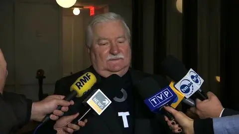 Lech Wałęsa: postanowiłem żeby moja koszulka mówiła