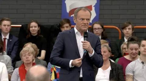 Lider PO Donald Tusk o tzw. babciowym (cała wypowiedź)