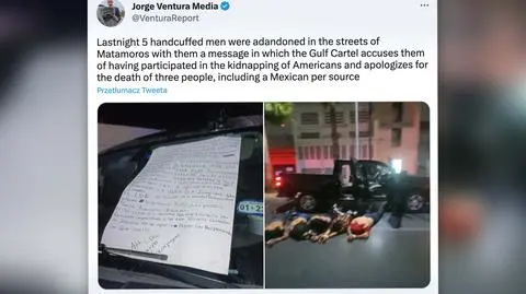 Mieli omyłkowo porwać i zabić niewłaściwych ludzi. Kartel "przeprasza" i wydaje "odpowiedzialnych" organom ścigania