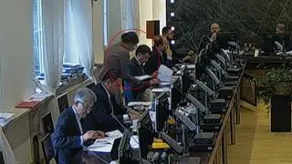 Pawełczyk-Woicka podchodzi do Ziobry. Posiedzenie KRS z sierpnia 2018 roku
