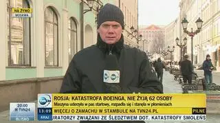 Specjalny wysłannik TVN24: w Rostowie nad Donem panowały bardzo trudne warunki atmosferyczne