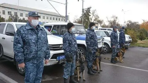 Kazachska policja 