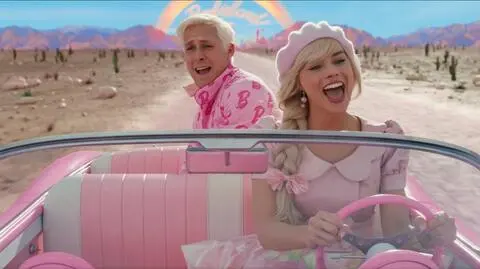 Gosling i Robbie w filmie "Barbie"
