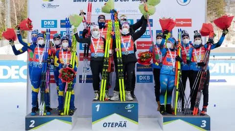 Norweska sztafeta mieszana poza zasięgiem w Otepaeae. Polacy zdublowani