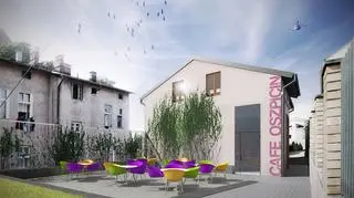 Wizualizacja Cafe Oszpicin