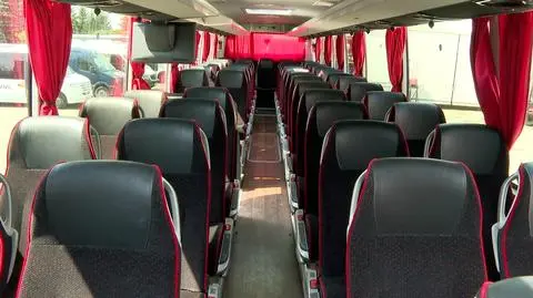 Wnętrze autokaru