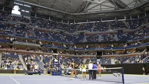 "Pomyślmy chwilę o królowej". Minuta ciszy przed półfinałem US Open