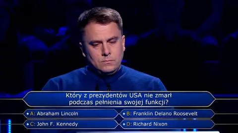 Który z prezydentów USA nie zmarł podczas pełnienia swojej funkcji? 