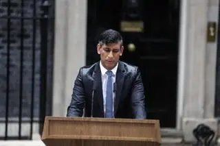 Premier Wielkiej Brytanii Rishi Sunak