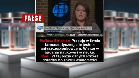 Pracownica Pfizera ujawnia "mroczne szczegóły" o produkcji szczepionek? To nagranie wprowadza w błąd