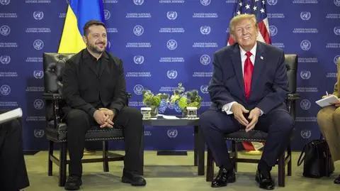 Wołodymyr Zełenski i Donald Trump