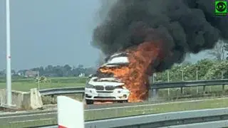 Pożar na S7