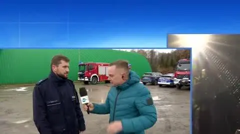 Trwa dogaszanie budynku