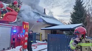 Pożar w Dzierżąznej pod Zgierzem