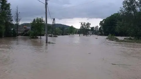 Zniszczenia po przejściu burz na Podkarpaciu